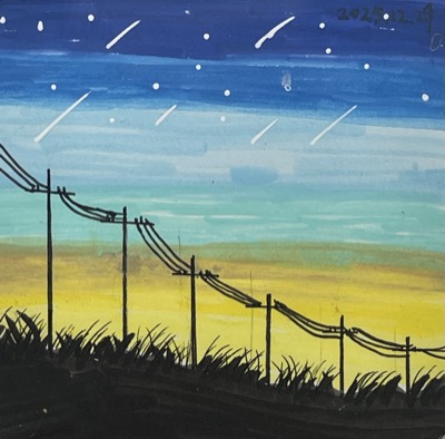 peaceful night view